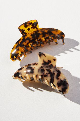 Lot de 2 pinces à cheveux écaille de tortue par - Par Anthropologie - Modalova