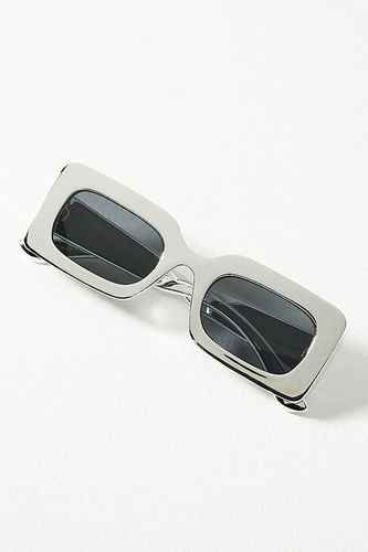 Lunettes de soleil effet miroir à monture rectangulaire par en - Par Anthropologie - Modalova