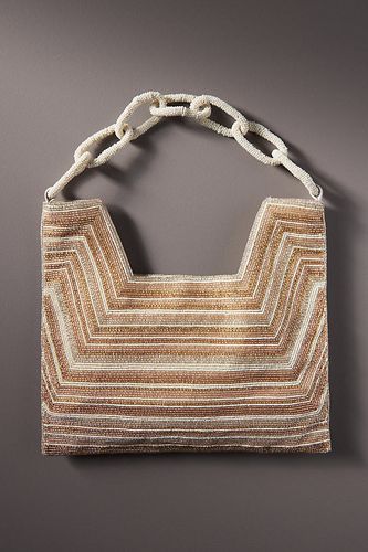 Sac porté épaule carré orné de perles par en - Par Anthropologie - Modalova