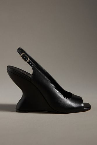 Chaussures à talon, bride arrière et semelle compensée ondulée en Black, taille: 37 - Par Anthropologie - Modalova