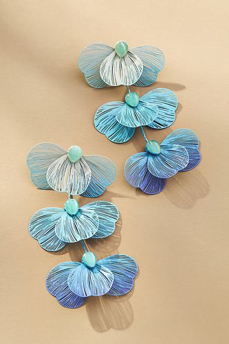 Boucles d'oreilles goutte Wire Petals par en Blue - By Anthropologie - Modalova