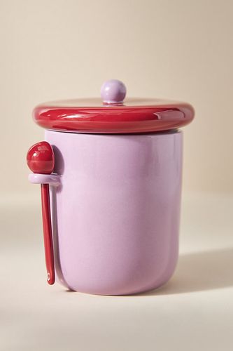 Boîte Rika avec Cuillère en Purple taille: Canister chez - Anthropologie - Modalova