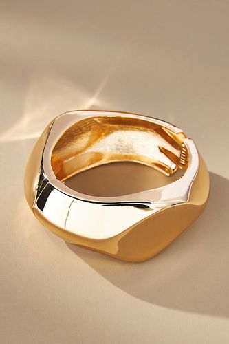 Large bracelet jonc angulaire à charnière par en Gold - Par Anthropologie - Modalova