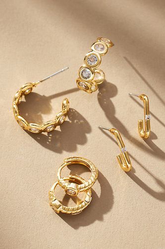 Lot de 3 anneaux enveloppants à facettes plaqué or par en Gold - Par Anthropologie - Modalova