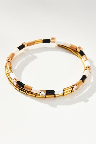 Bracelet plaqué or spirale orné de perles par en , chez Anthropologie - Serefina - Modalova