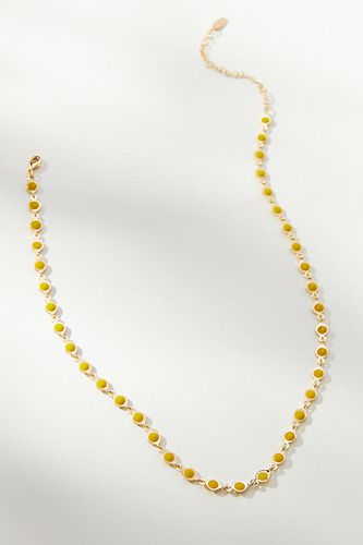 Collier plaqué or avec pierre colorée par en chez Anthropologie - Serefina - Modalova