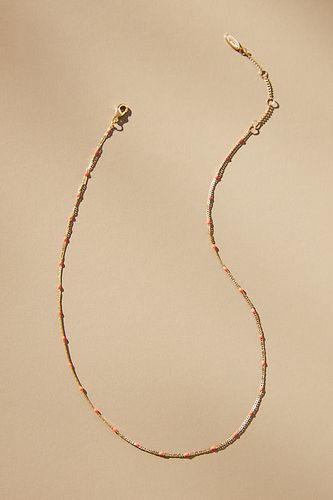 Collier délicat en perles plaqué or par en Orange - By Anthropologie - Modalova