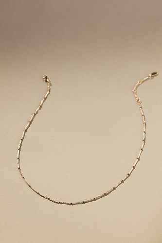 Gold-Plated Delicate Bead Necklace par - By Anthropologie - Modalova