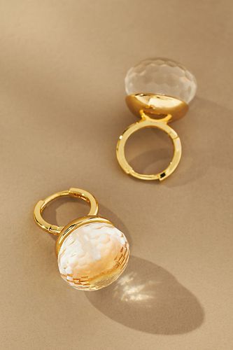 Gold-Plated Mini Gem Drop Earrings par en - By Anthropologie - Modalova