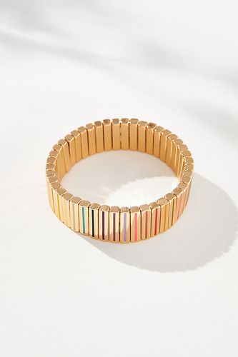 Gold-Plated Colourful Stretch Bracelet par - By Anthropologie - Modalova