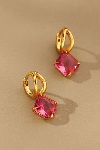 Mini Gem Drop Earrings par en Pink chez Anthropologie - Tai - Modalova