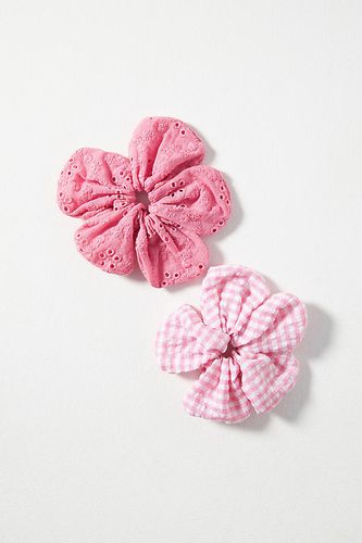 Flower Hair Scrunchies, Set of 2 par en - By Anthropologie - Modalova