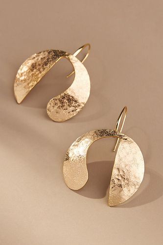 Textured Metal Drop Earrings par en - By Anthropologie - Modalova