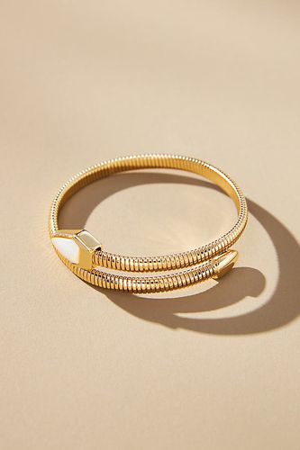 Stone Serpent Wrap Bracelet en White - By Anthropologie - Modalova