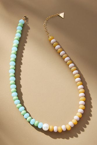 Collier en plaqué or et perles de couleur par en - Par Anthropologie - Modalova
