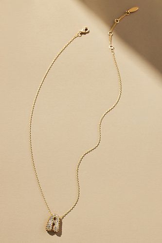 Collier à initiale bulle pavée chez - Anthropologie - Modalova