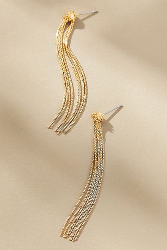 Boucles d'oreilles à franges et chaîne nouée par en Gold - By Anthropologie - Modalova