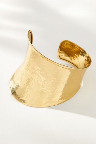 Bracelet Manchette Métallique Asymétrique par en Gold - By Anthropologie - Modalova