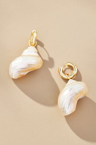 Boucles d'oreilles Huggie Coquille de Conque par en Gold - By Anthropologie - Modalova