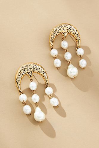 Boucles d'oreilles pendantes Perle Demi-Lune par en Gold - By Anthropologie - Modalova