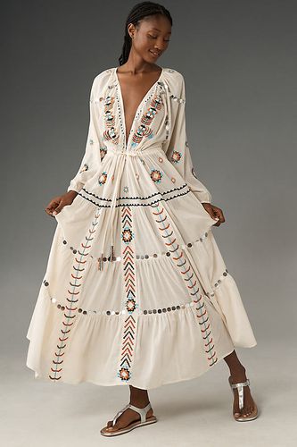 Par Anthropologie Boho Kaftan Orné par en Beige - By Anthropologie - Modalova