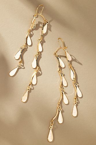 Boucles d'Oreilles Pendantes Double Volant Frange par en Gold - By Anthropologie - Modalova