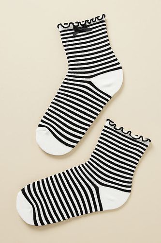 Chaussettes à rayures avec naud en chez - Anthropologie - Modalova