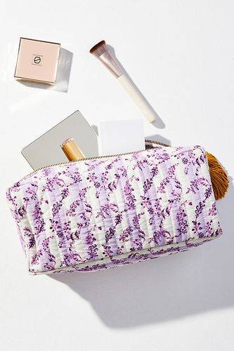 Sac à Maquillage Imprimé à Pompons en Purple chez - Anthropologie - Modalova