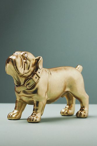 Objet Décoratif Bouledogue Or en Gold chez - Anthropologie - Modalova