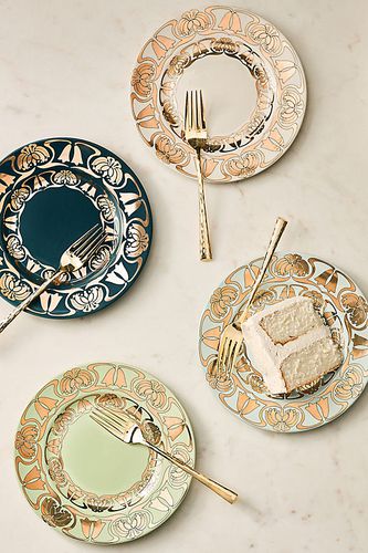 Les Assiettes à Dessert en Grès Assorties x Anthropologie, Lot de 4 taille: S/4 - The Met - Modalova