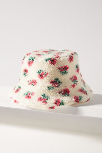 Chapeau seau sherpa à fleurs - By Anthropologie - Modalova