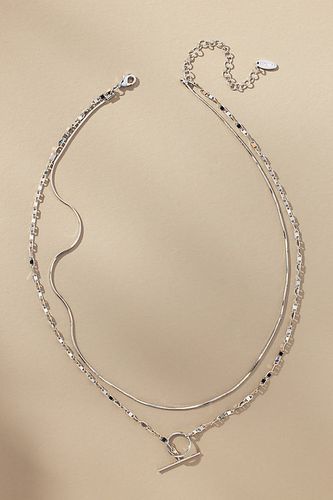 Layered Pull-Through Toggle Necklace par en - By Anthropologie - Modalova