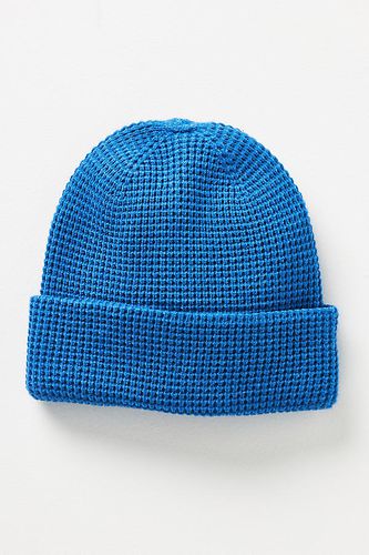 Bonnet en Tricot Gaufré en Blue - By Anthropologie - Modalova