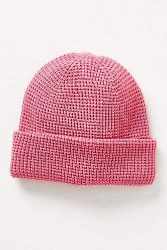 Bonnet en Tricot Gaufré en Pink - By Anthropologie - Modalova