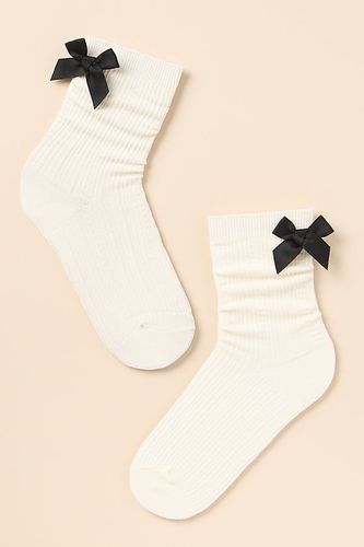 Chaussettes à naud en White chez Anthropologie - Casa Clara - Modalova