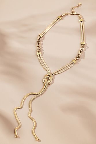 Collier Lariat Noué par en Gold - By Anthropologie - Modalova