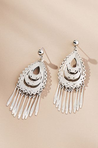 Boucles d'oreilles Western en forme de larme à franges par en - By Anthropologie - Modalova