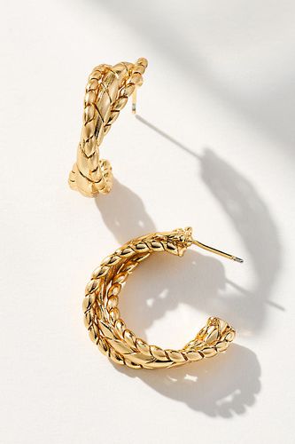 Boucles d'oreilles créoles torsadées par en Gold - By Anthropologie - Modalova