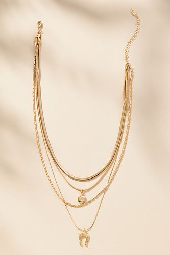 Collier superposé fer à cheval par en Gold - By Anthropologie - Modalova