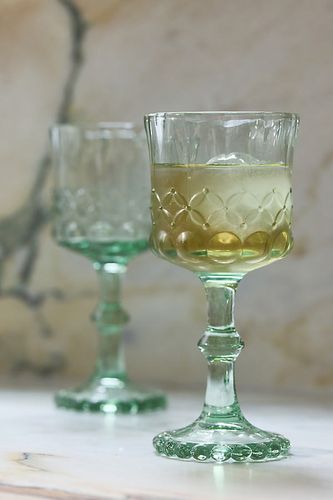 Verres à vin Savannah, Lot de 4 en Mint taille: S/4 chez - Anthropologie - Modalova