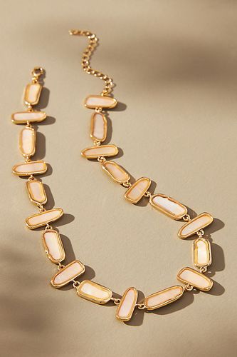 Shaped Stones Necklace par en White - By Anthropologie - Modalova