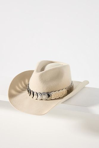 Chapeau de rancher à garniture en métal Western par - By Anthropologie - Modalova