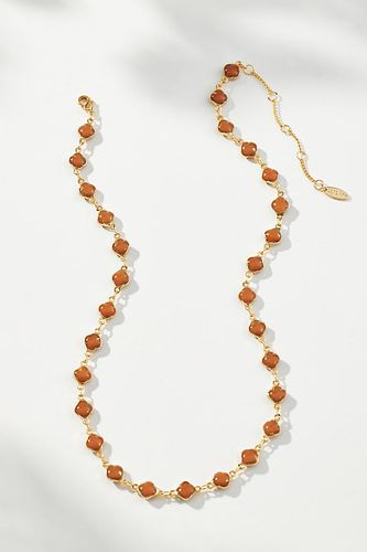 Collier Mini Trèfle Plaqué Or avec Perles par en - By Anthropologie - Modalova