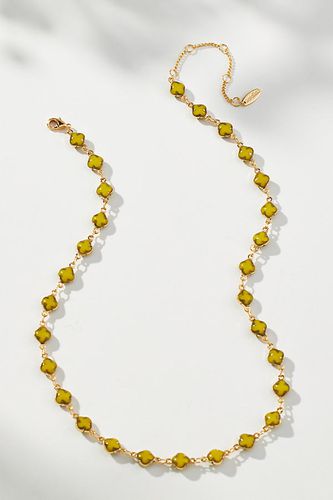 Collier Mini Trèfle Plaqué Or avec Perles par en - By Anthropologie - Modalova