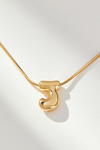 Collier Monogramme Mini Bulle Plaqué Or par - By Anthropologie - Modalova