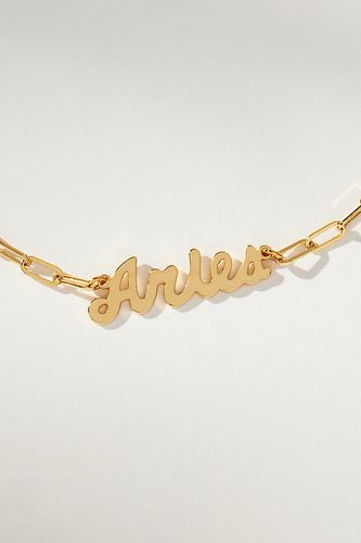 Gold-Plated Zodiac Necklace par - By Anthropologie - Modalova