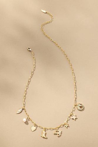 Collier chaîne à breloques western plaqué or par en Gold - By Anthropologie - Modalova