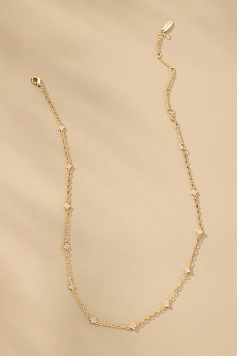 Tiny Clover Chain Necklace par en - By Anthropologie - Modalova