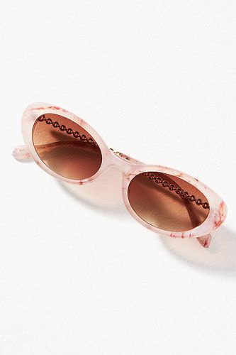 Lunettes de soleil ovales écaille par en - By Anthropologie - Modalova