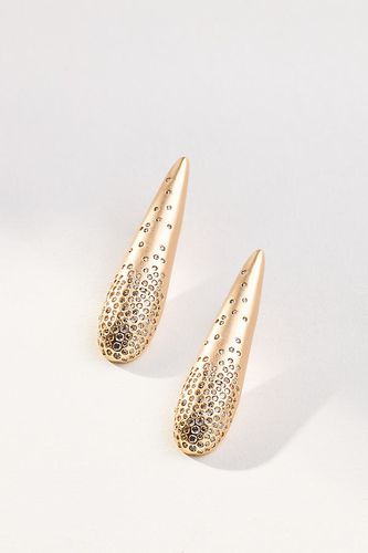 Boucles d'oreilles triangulaires pavées par en Gold - By Anthropologie - Modalova